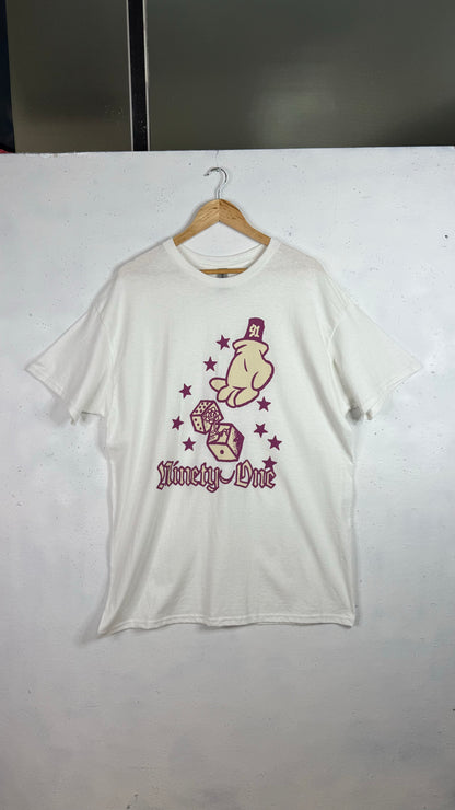 Ninety One White Dice Tee